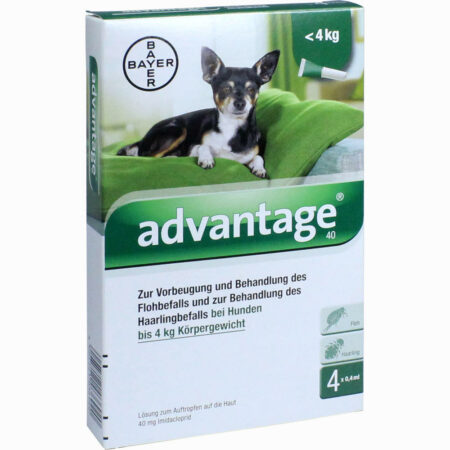 어드밴티지 그린 강아지용 (Advantage Green Dogs) 4kg 이하